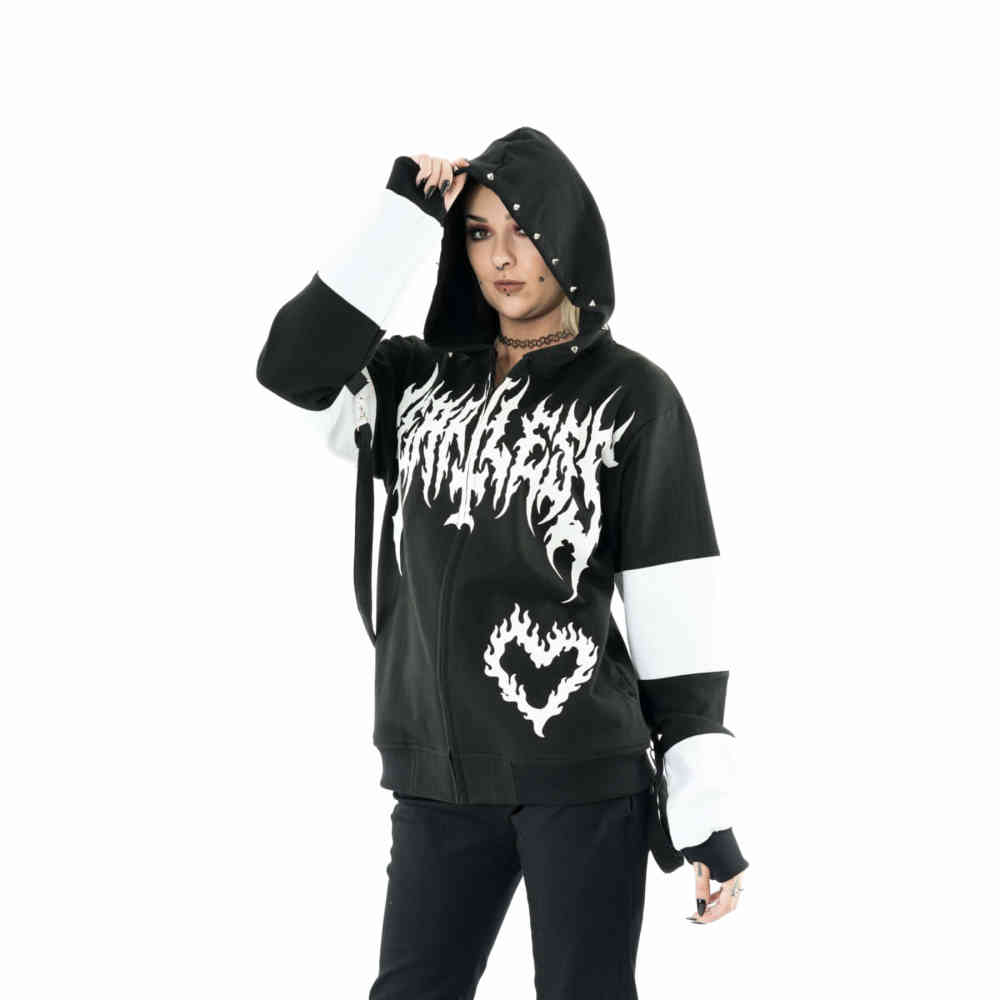 Heartless - Noir Vest met capuchon - Zwart